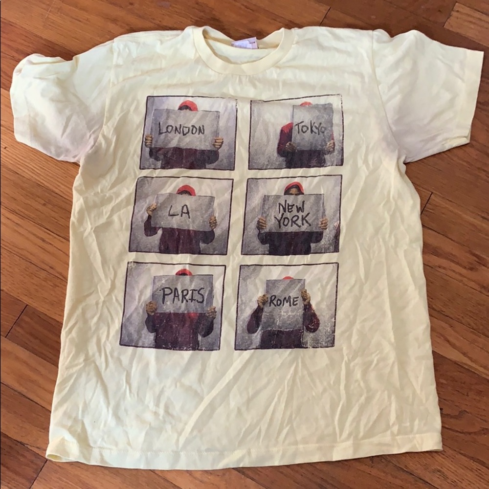 Fifth Sun Clothing Yellow T Shirt